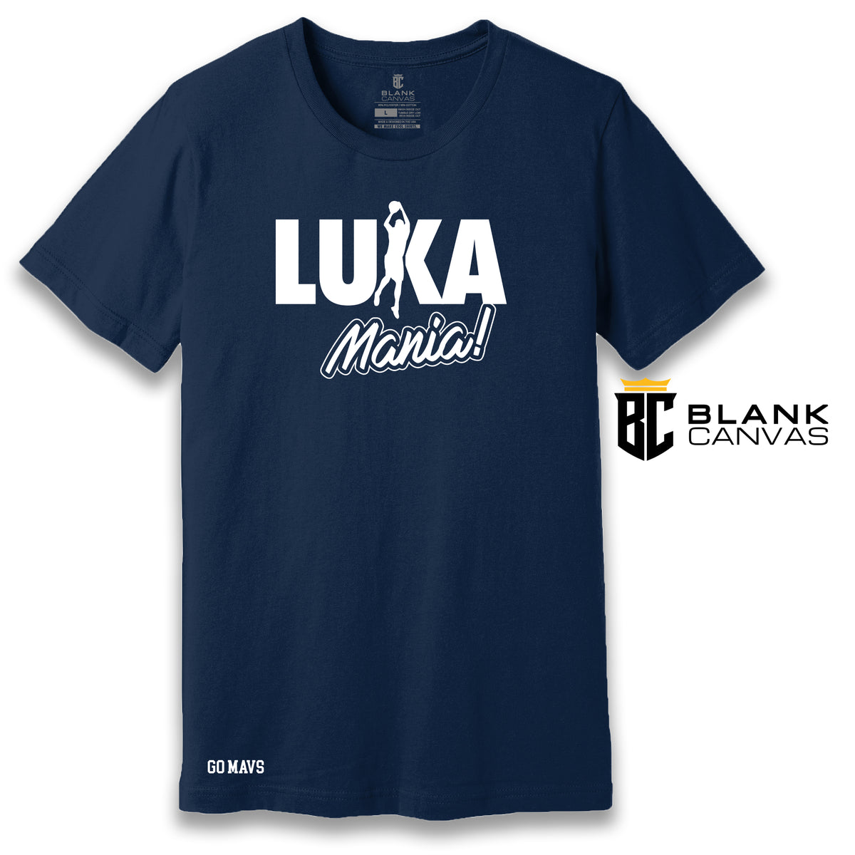 Dallas Mavericks Luka Doncic 77 Playoff T-Shirt – Blank Canvas Merch