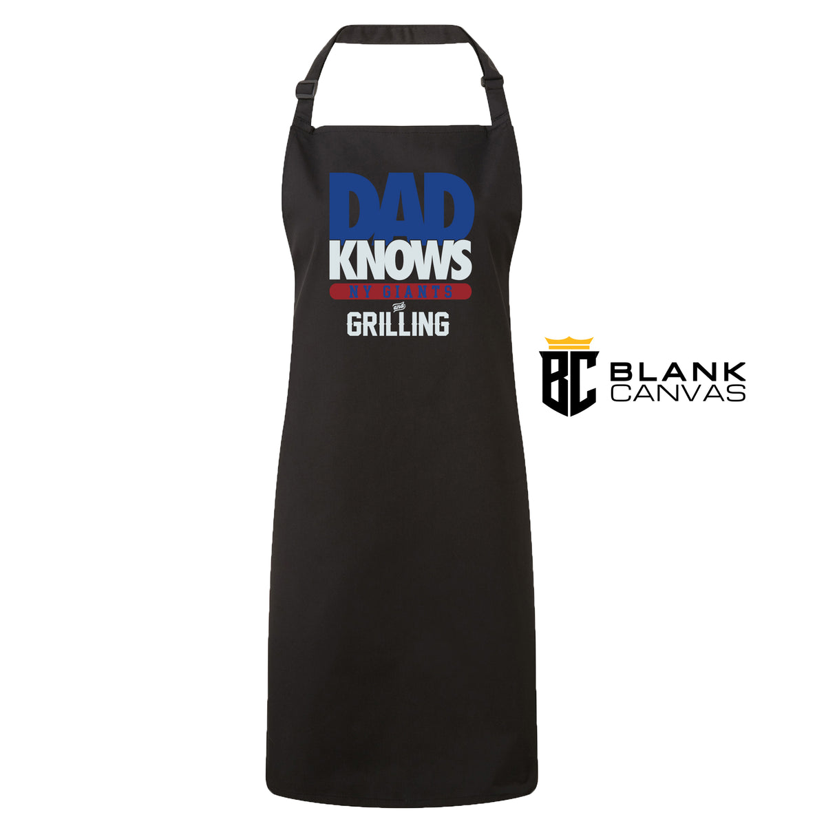 New York Giants Funny Grilling Dad Full Size Apron Blank Canvas