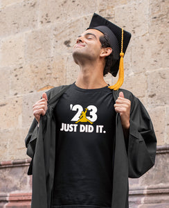 Just Did It Nike Jumpman Gradman Graduation Shirt 