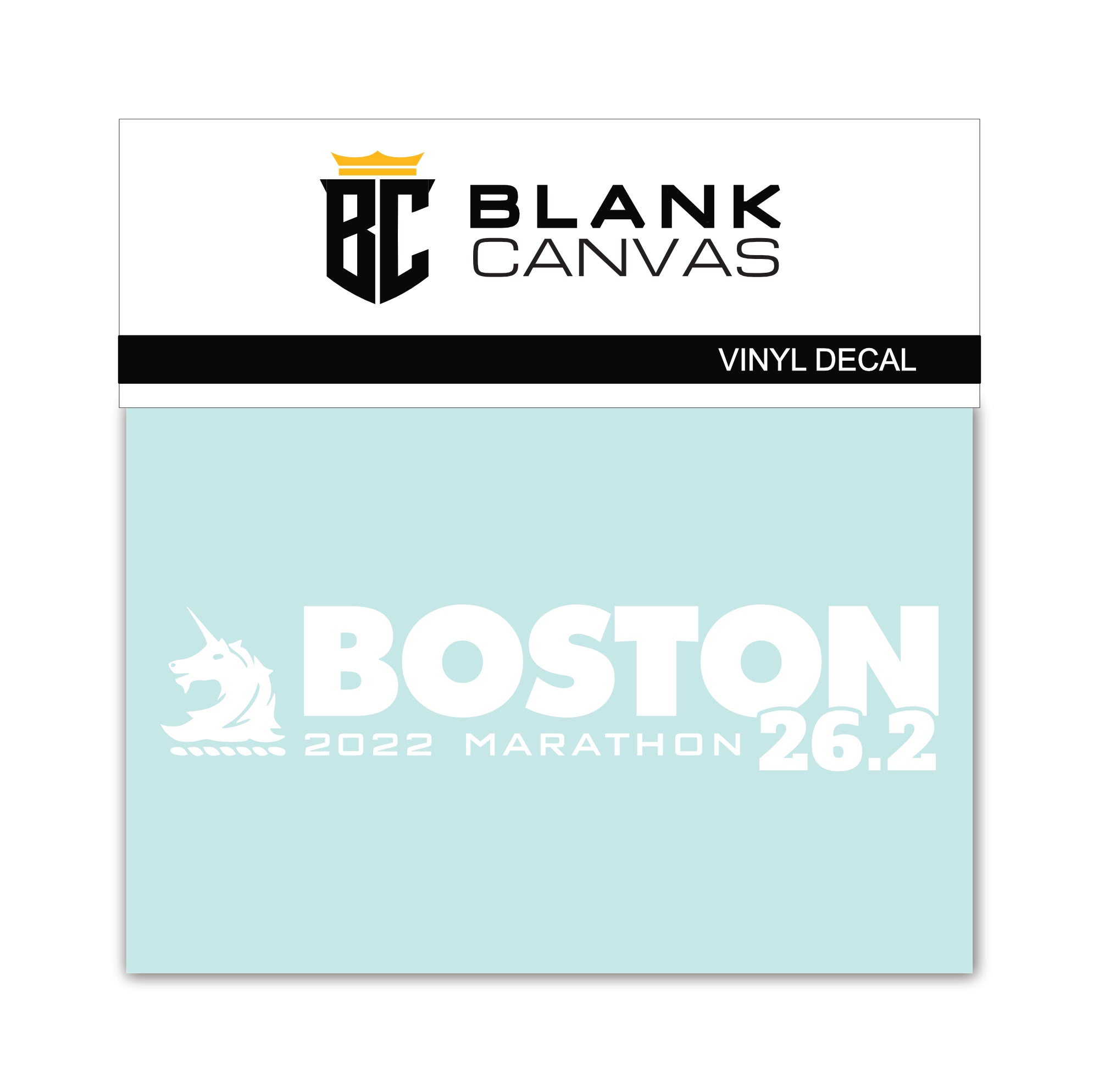 2022 Boston Marathon 26.2 Car Decal