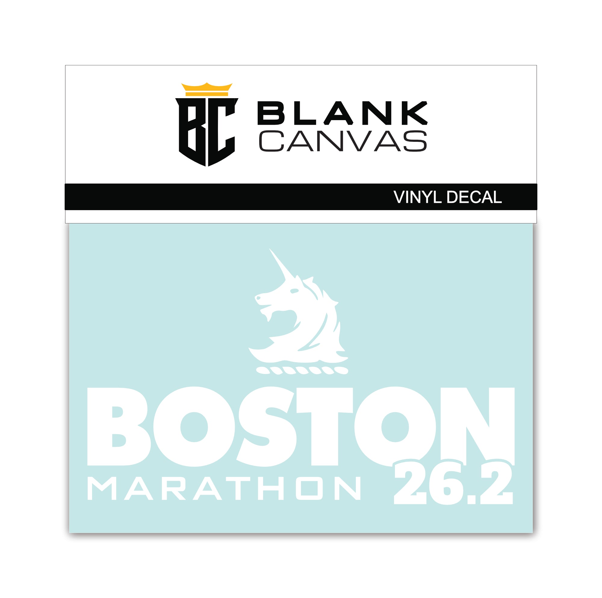Boston Marathon 26.2 Car Decal