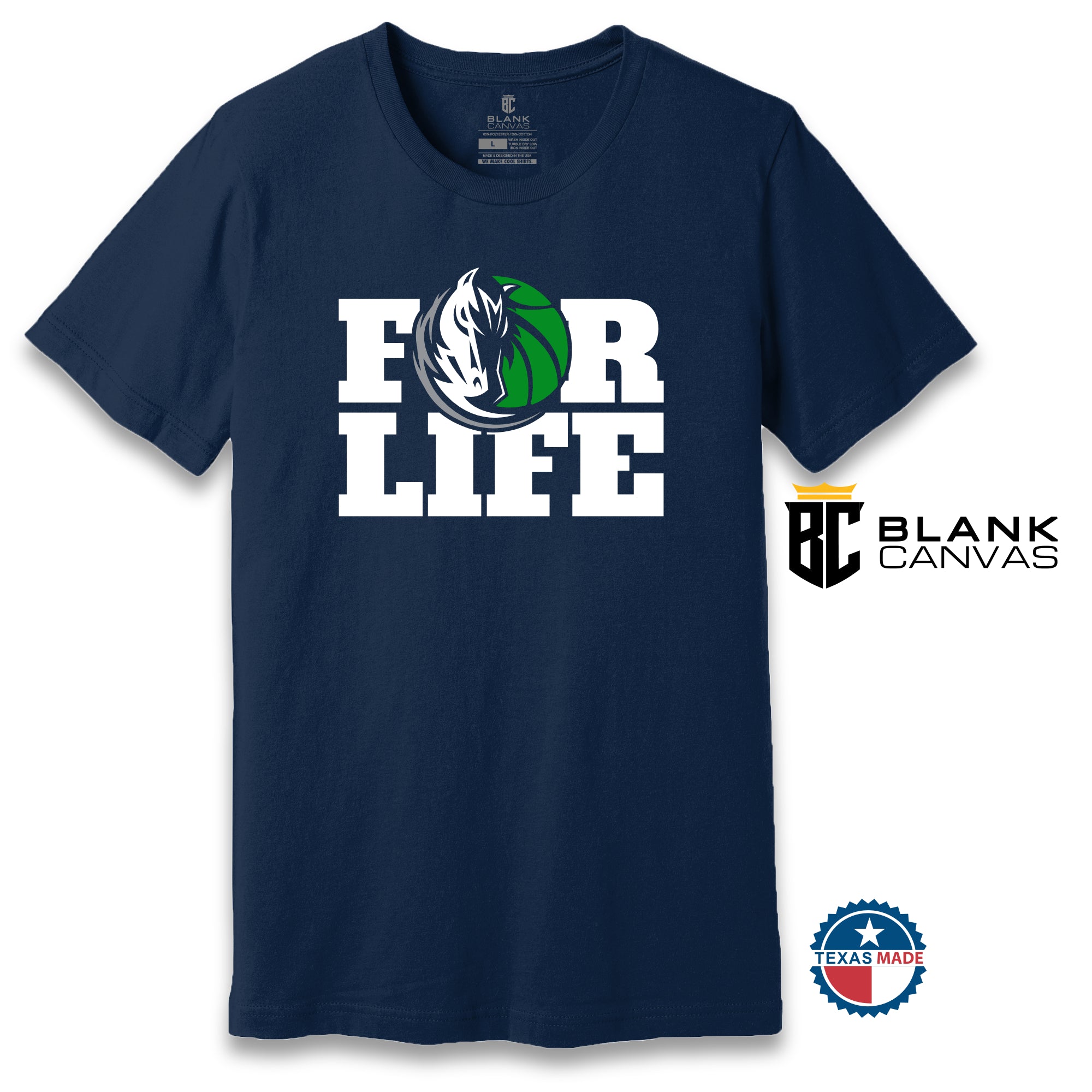 Dallas Mavericks For Life Playoff T-Shirt