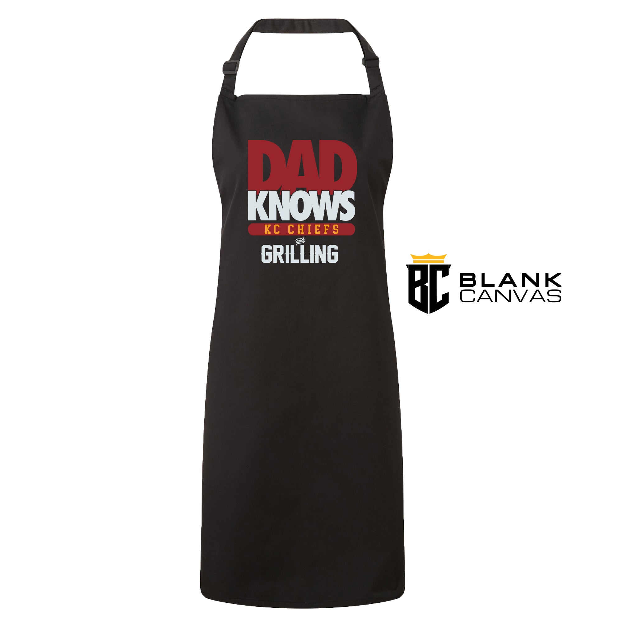 Kansas City Chiefs Funny Grilling Dad Full Size Apron