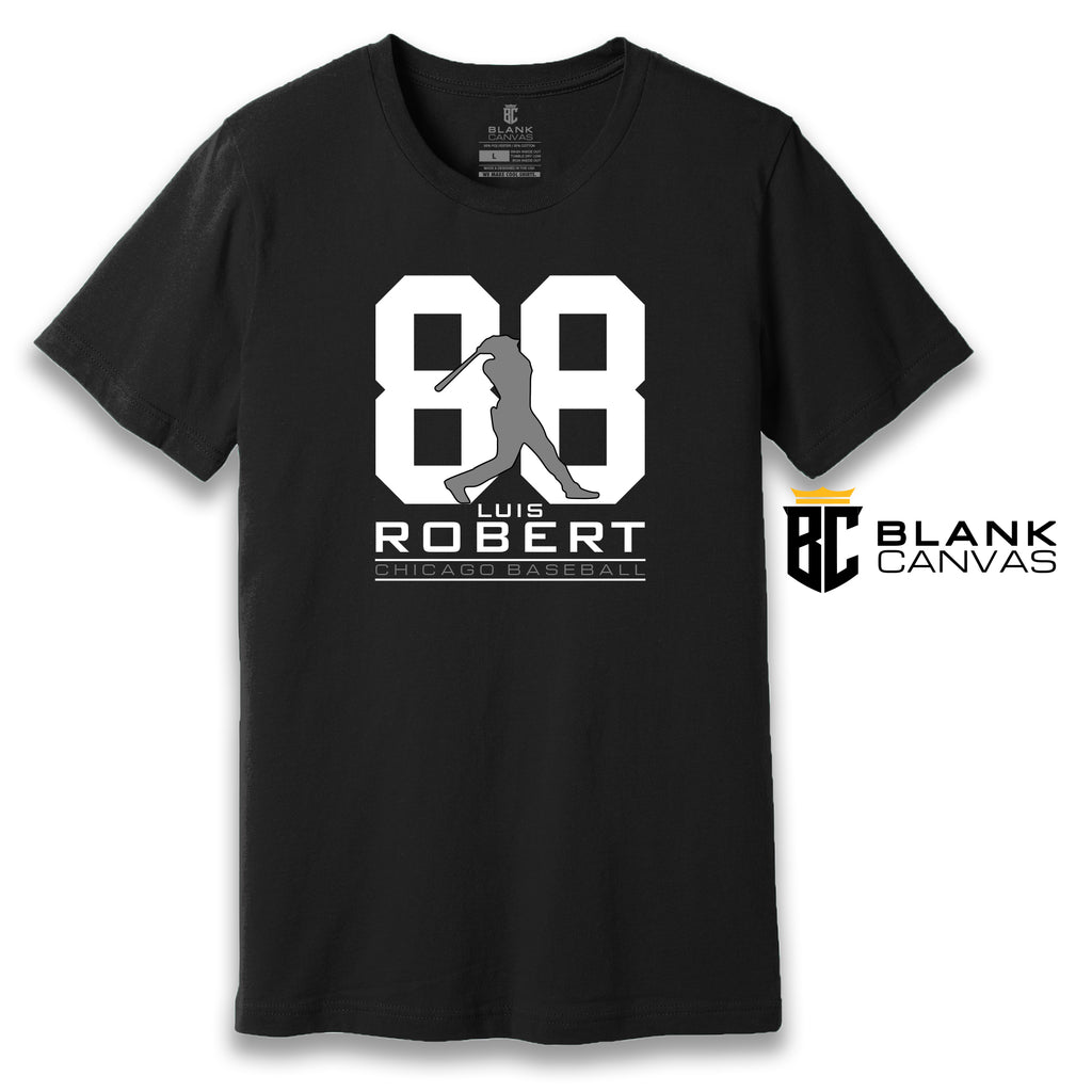 Blank Canvas merch Chicago White Sox Luis Robert #88 T-Shirt Small