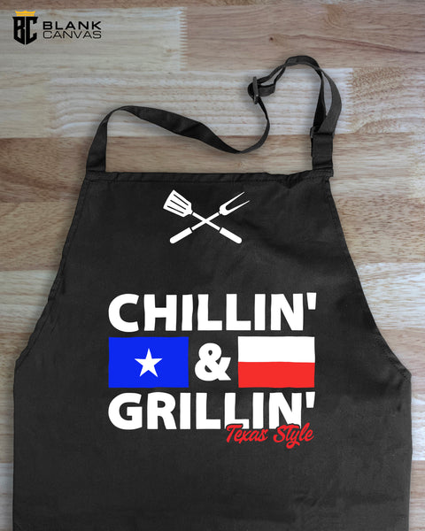 Texas Apron Chillin and Grillin