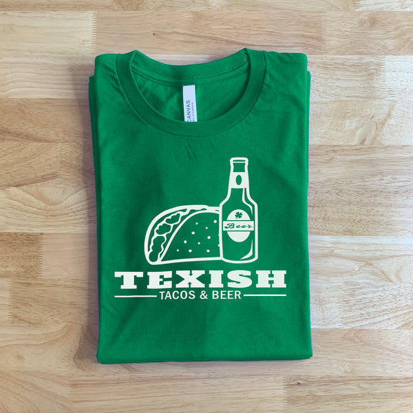 St. Patrick's Day Texish Beer and Tacos T-Shirt