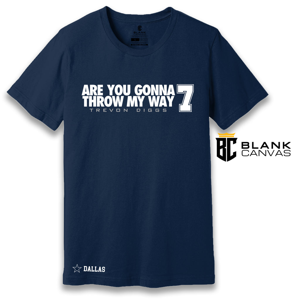 Blank Canvas Merch Dallas Cowboys Trevon Diggs T-Shirt XL